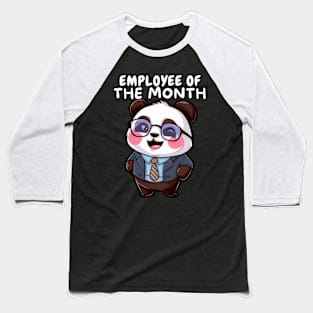 Office Panda Funny Baseball T-Shirt